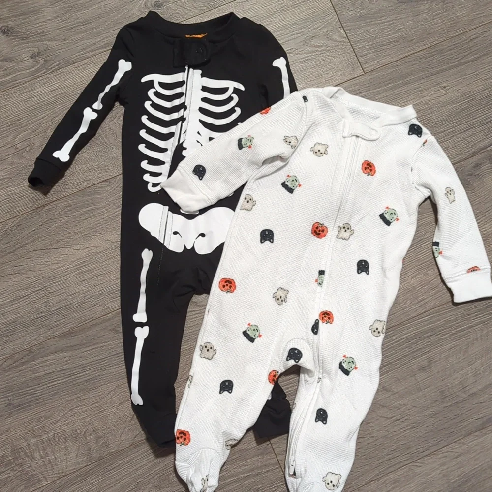 Bundle Infant 6-9 month Halloween Onesies